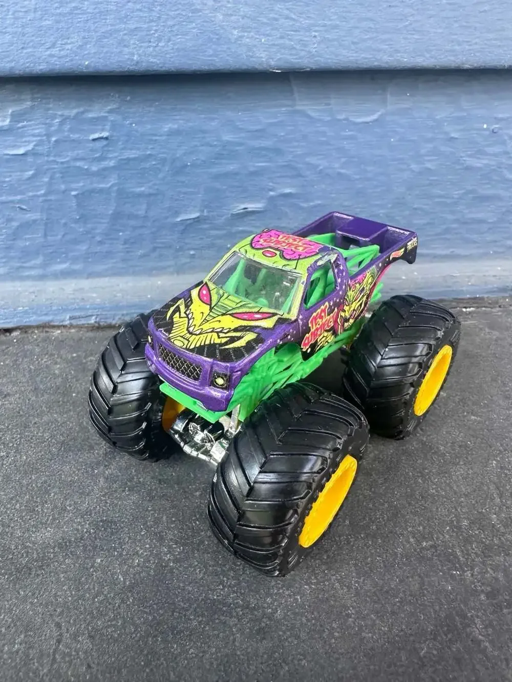 Hot Wheels Monster Trucks Test Subject Purple and Green Die-Cast Vehicle